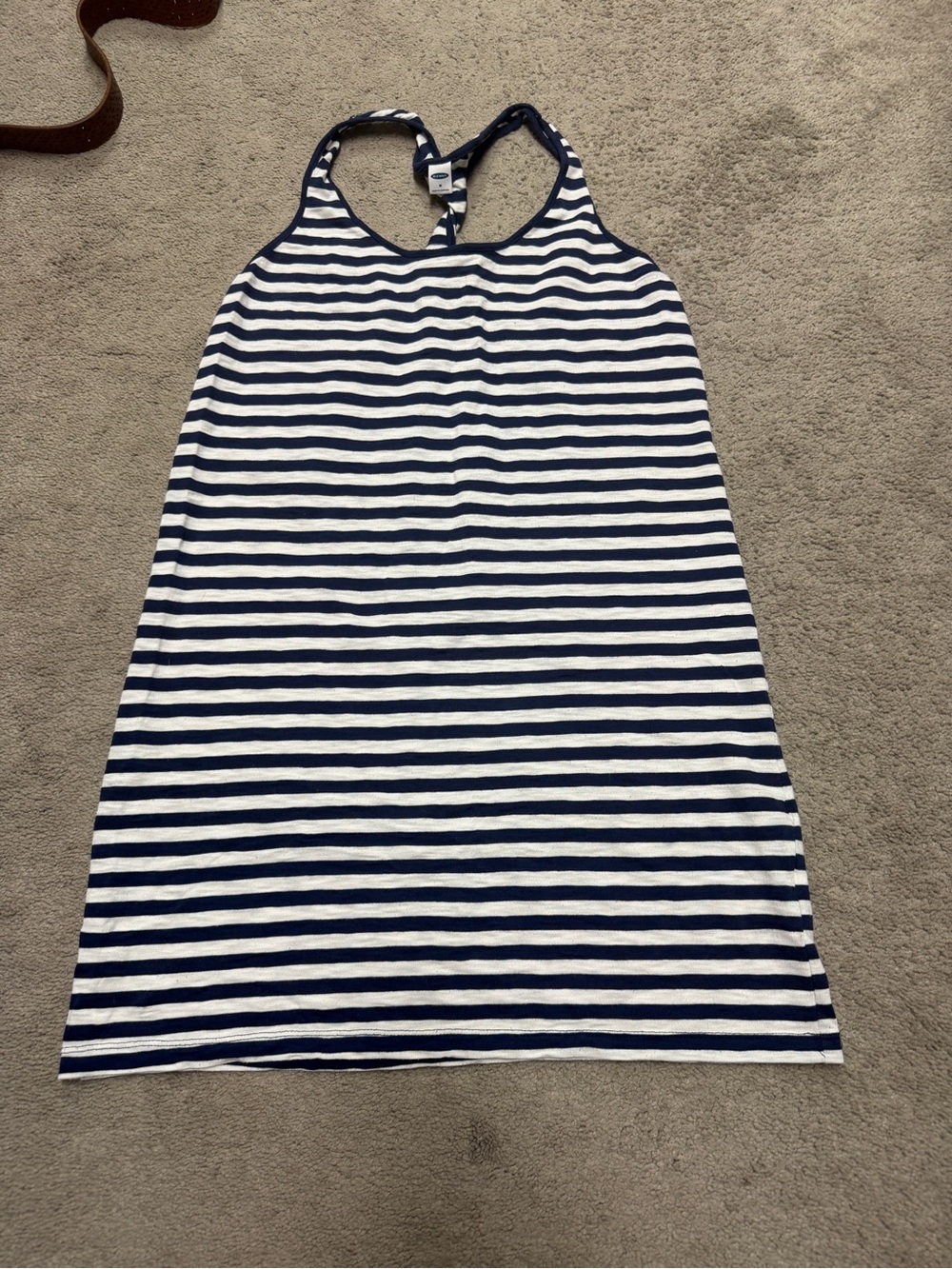 Old Navy Navy and White Striped Women's Swim Coverup